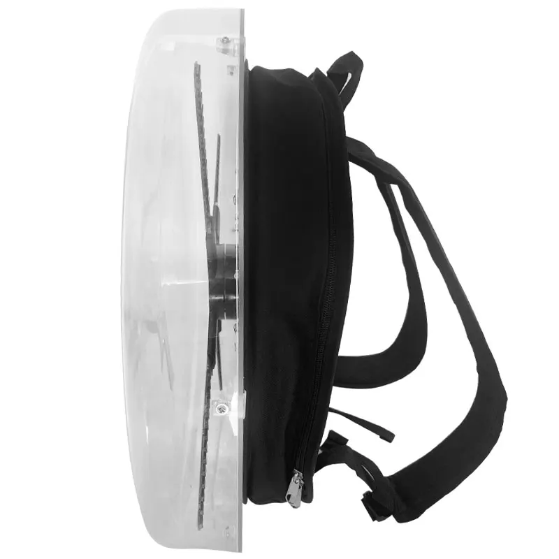 Fast delivery Backpack hologram fan 3d 65cm big hologram 3d fan backpack wifi android led fan hologram 3d backpack