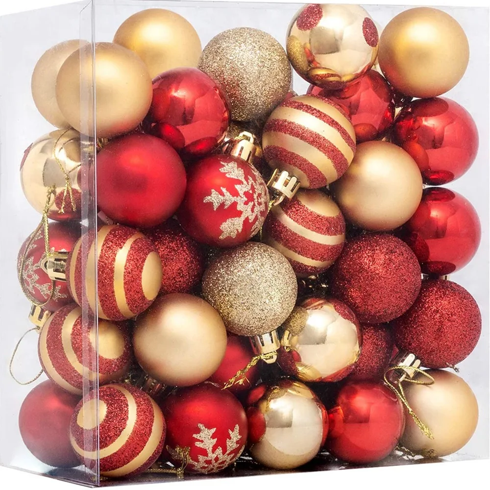Hot Sell Transparent Christmas Balls High Quality Handmade Plastic Christmas Ball