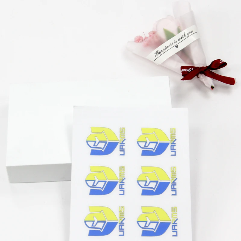 Custom 3D Raised  Silicone Heat Transfer Label Heat Effect Logo 3D Rubber Transfer Sticker