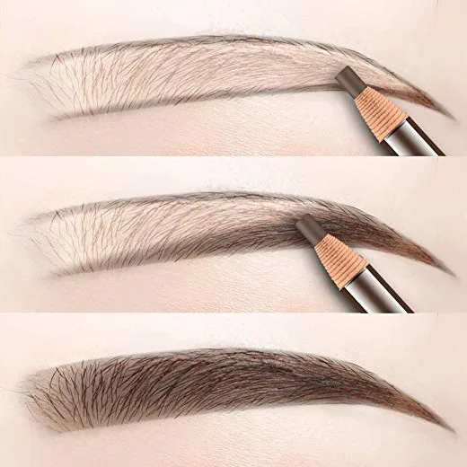 Private Label Cosmetics Makeup 7 Colors Brow Pencil Long Lasting Waterproof Microblading White Eyebrow Pencils