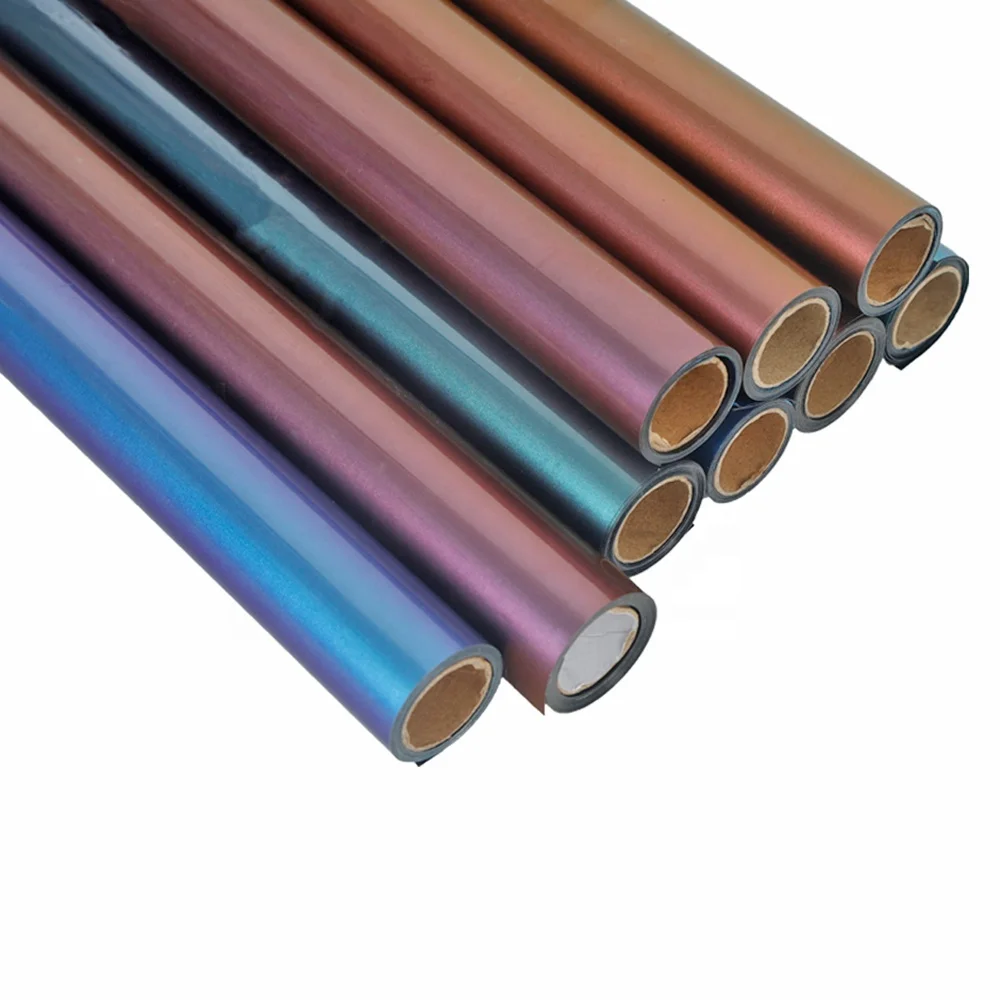 Renlitong htv suppliers high quality vinyl rion on fabric PU Chameleon HTV heat transfer vinyl rolls for printing