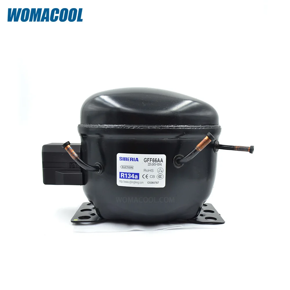 SIBERIA  GFF66AA L/MBP 220-240V/50Hz R134a industrial refrigeration compressor household refrigerator compressor
