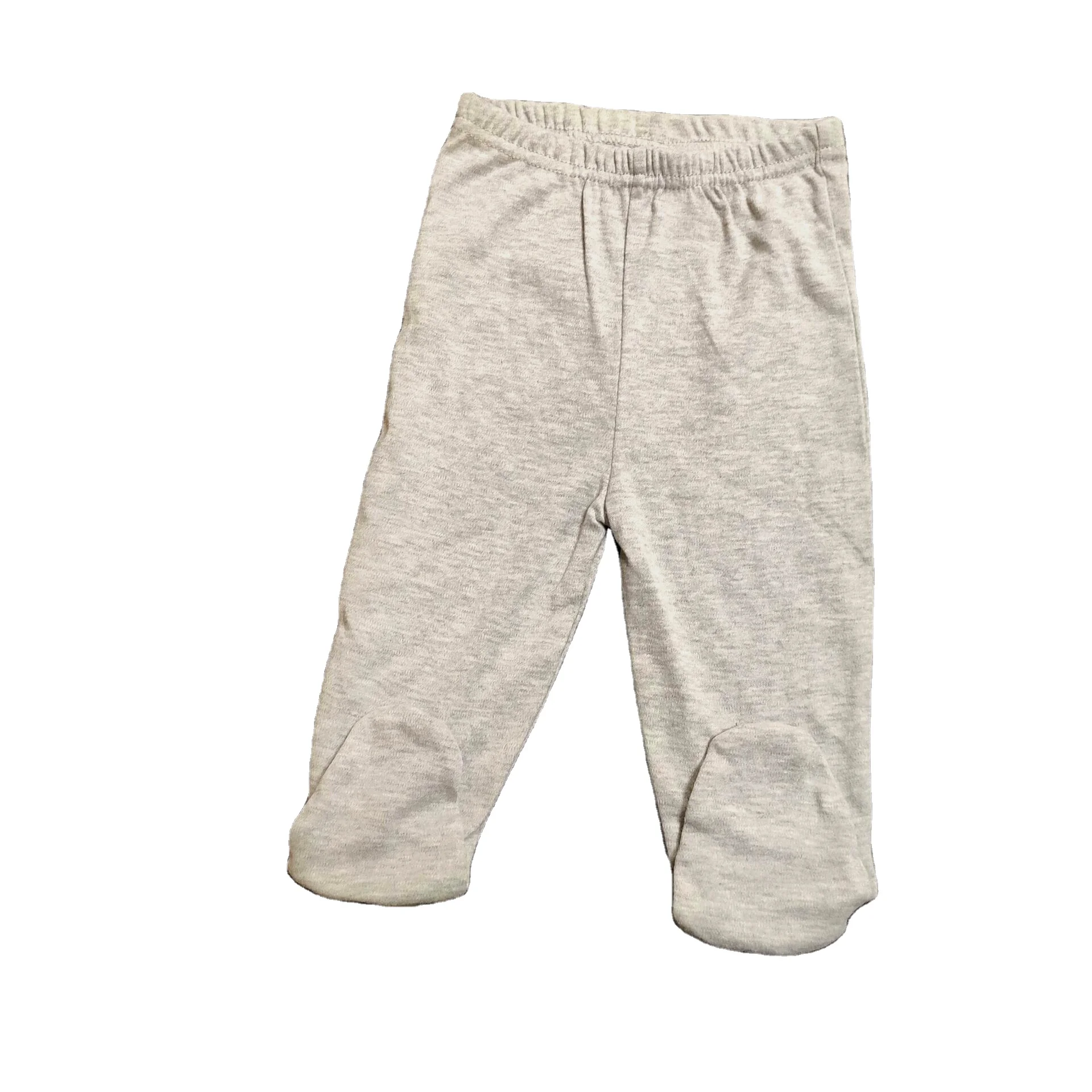 
Solid Color Soft Cotton Baby Trousers with feet Newborn Baby Footed Pants 