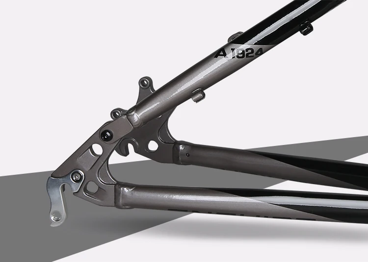 Customized 6061 Aluminum Alloy 26 inch Bicycle Frame OEM Full Suspension Bicycle Frame
