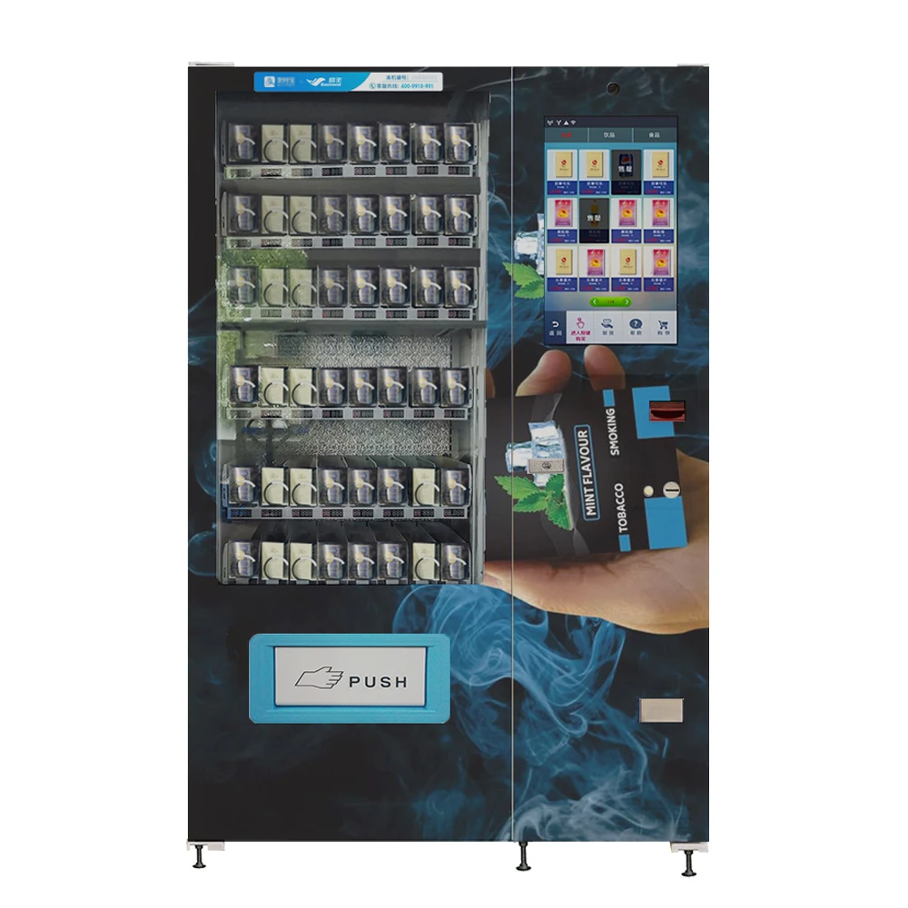 Новое поступление интеллектуальный цифровой торговый автомат открытый с прочным дизайном