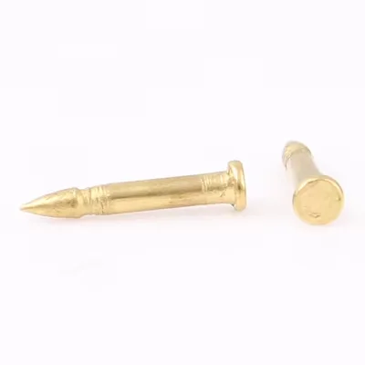 2.0*8 mm Raw Brass Pin for Brooch Clasps
