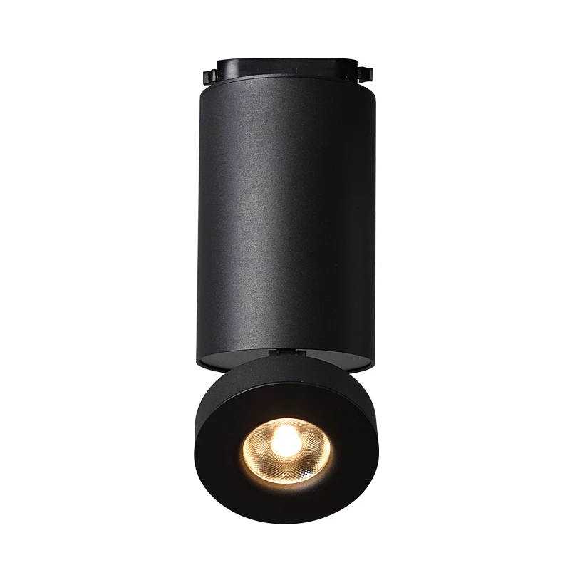 Zhongshan Factory Wholesale Sand Black Track Mounted Ceiling Spot Light