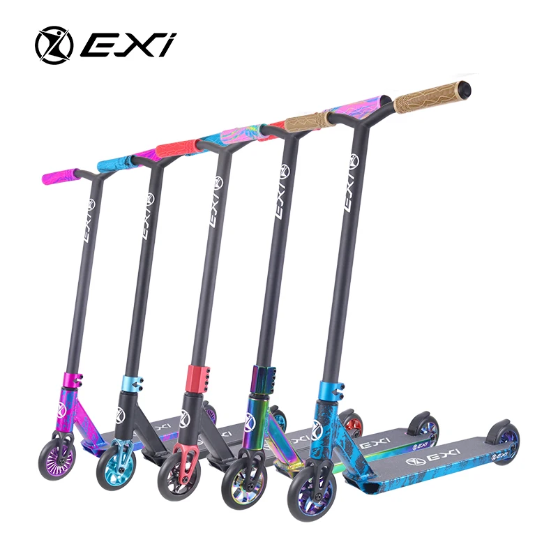 China Wholesale OEM  Pro Stunt Scooter 110mm PU Wheel EN14619 Anodized Deck Adult Kick Scooter