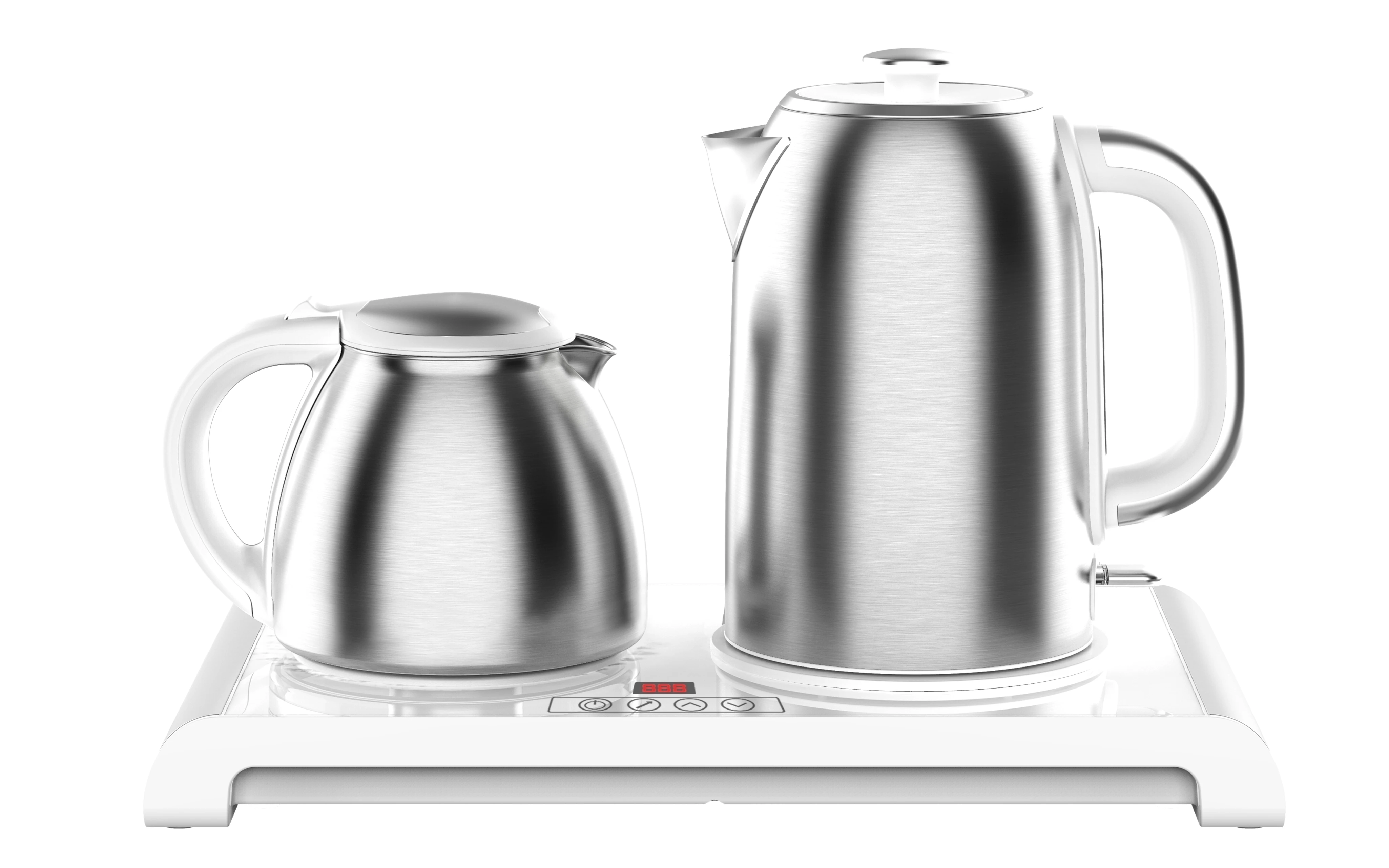 Electric Samovar Tea Tray Automatic Water Kettle with Teapot Set Led Display Turkish Coffee Maker