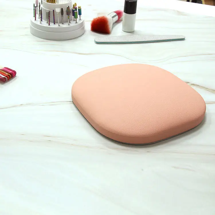 High quality mini manicure salon leather pink hand arm wrist support rest