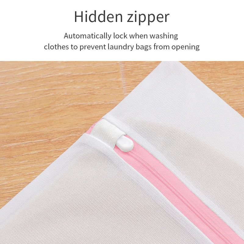 Laundry Bags Custom Logo Reusable Wash Bag Travel Hotel Laundry Wash Machine High Capacity Laundry Mesh Bag