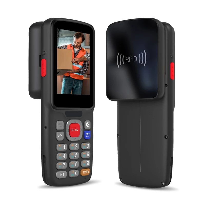 2023 Новый Android 9 портативный Pda 1d 2d беспроводной сканер штрих-кода Rfid Nfc Pda с 2d сканером