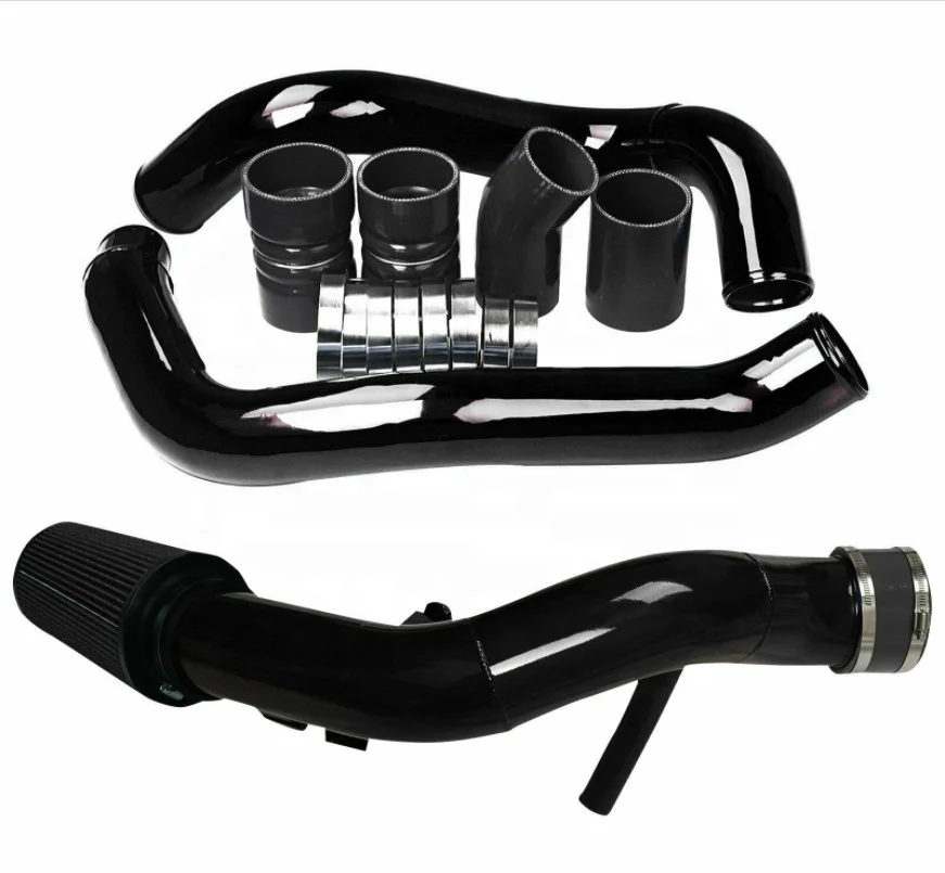 Turbo Intercooler Pipe Cold Air Intake Kit For Ford F250 F350 F450 F550 6.0L V8 2003-2007 Powerstroke Diesel