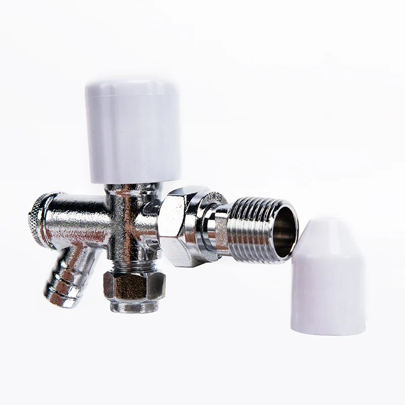 OLDE Hot Selling TRV Chrome Brass Thermostatic Valve Towel Radiator Valve