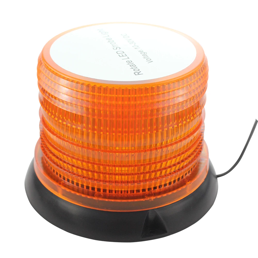 12V-24V Car LED Flashing Strobe Beacon Car Truck Auto Emergency Warning Alarm Flash Light Amber Strobe Lamp