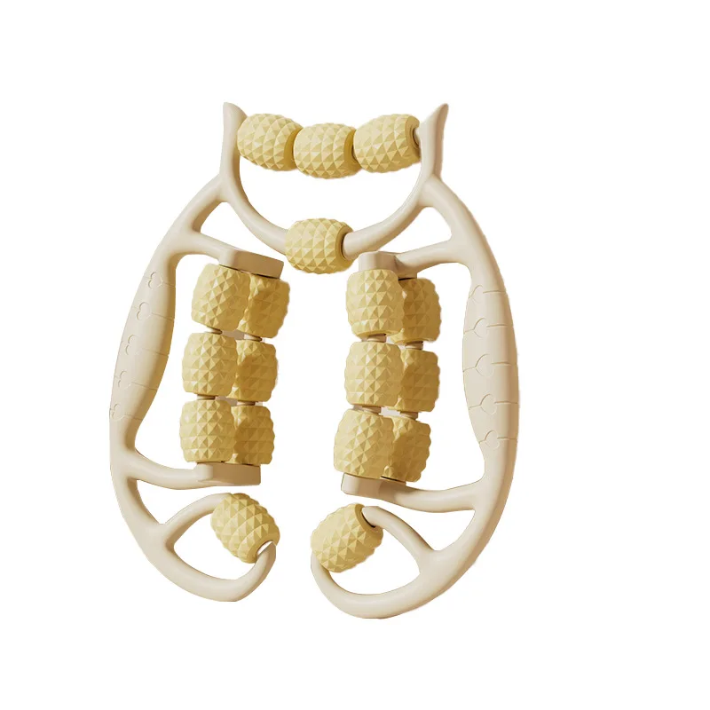 Deep Tissue Massage Roller Leg Slimming Artifact 18Rollers Massager Muscle Stretching Massage Circular Leg Clamp