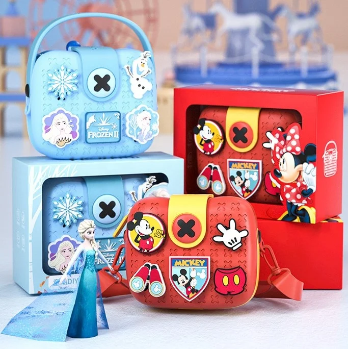 
2021 Cute Waterproof EVA Kids Handbag Mini DIY Shoulder Sling Hand Bag Girls Boys Purses Crossbody Satchel Bags For Gift 