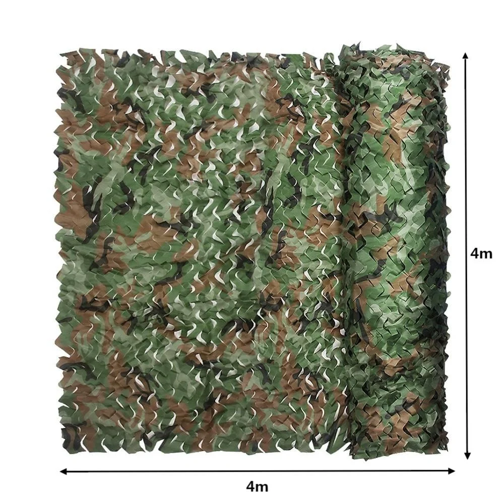 2*3M Sniper Camouflage Net Hunting Clothes Ghillie Suit 150D Polyester Oxford Tactical Army Airsoft Sniper Hunter Camouflage Net