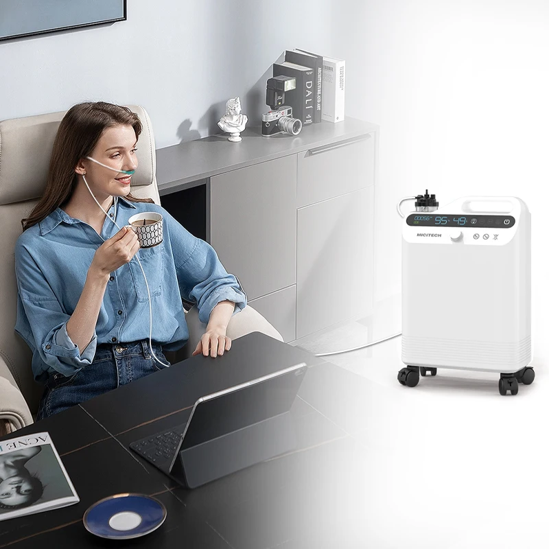 MICiTECH fashion design high quality homecare portable meccial grade high purity stationary xygen concentrator portable mini