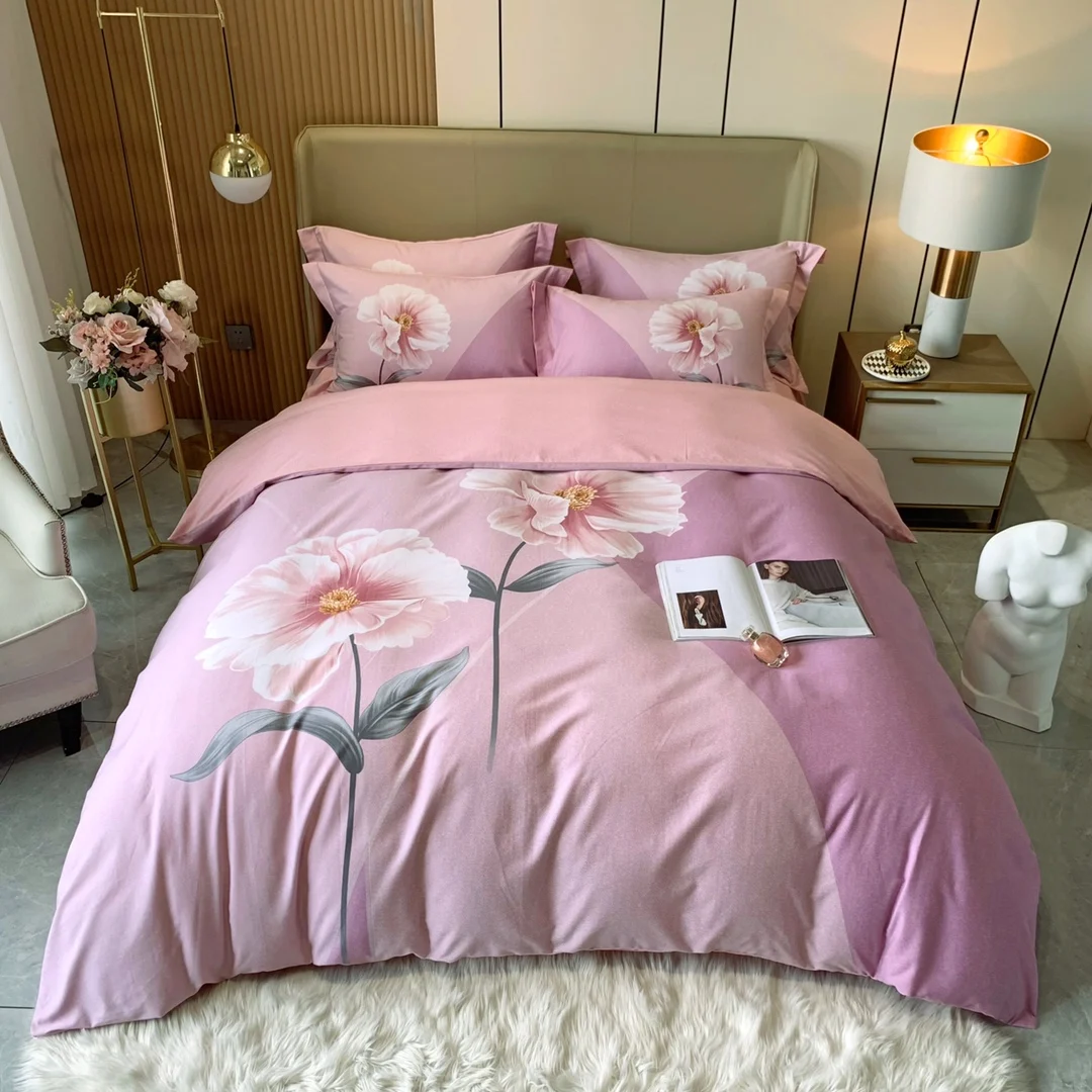 European Paisley Damask Design Fabric Jacquard Weave Duvet Cover Quilt Cover Bedding Set,No Comforter (Grey, Queen)