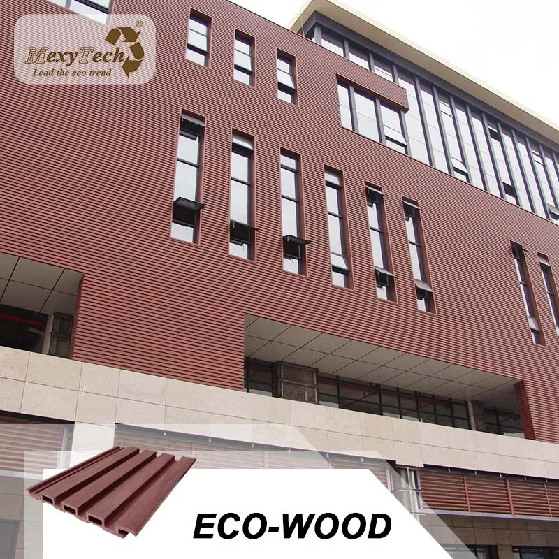 waterproof synthetic material exterior wall boards wpc wall cladding