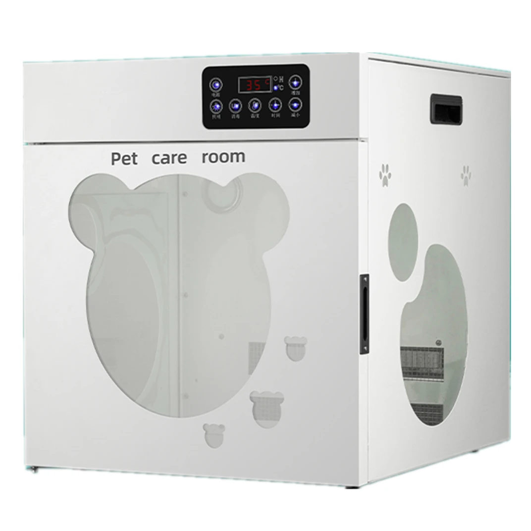 Household Pet Dryer cage Automatic drying machine Dog Cat Care Cleaner Grooming Room Box