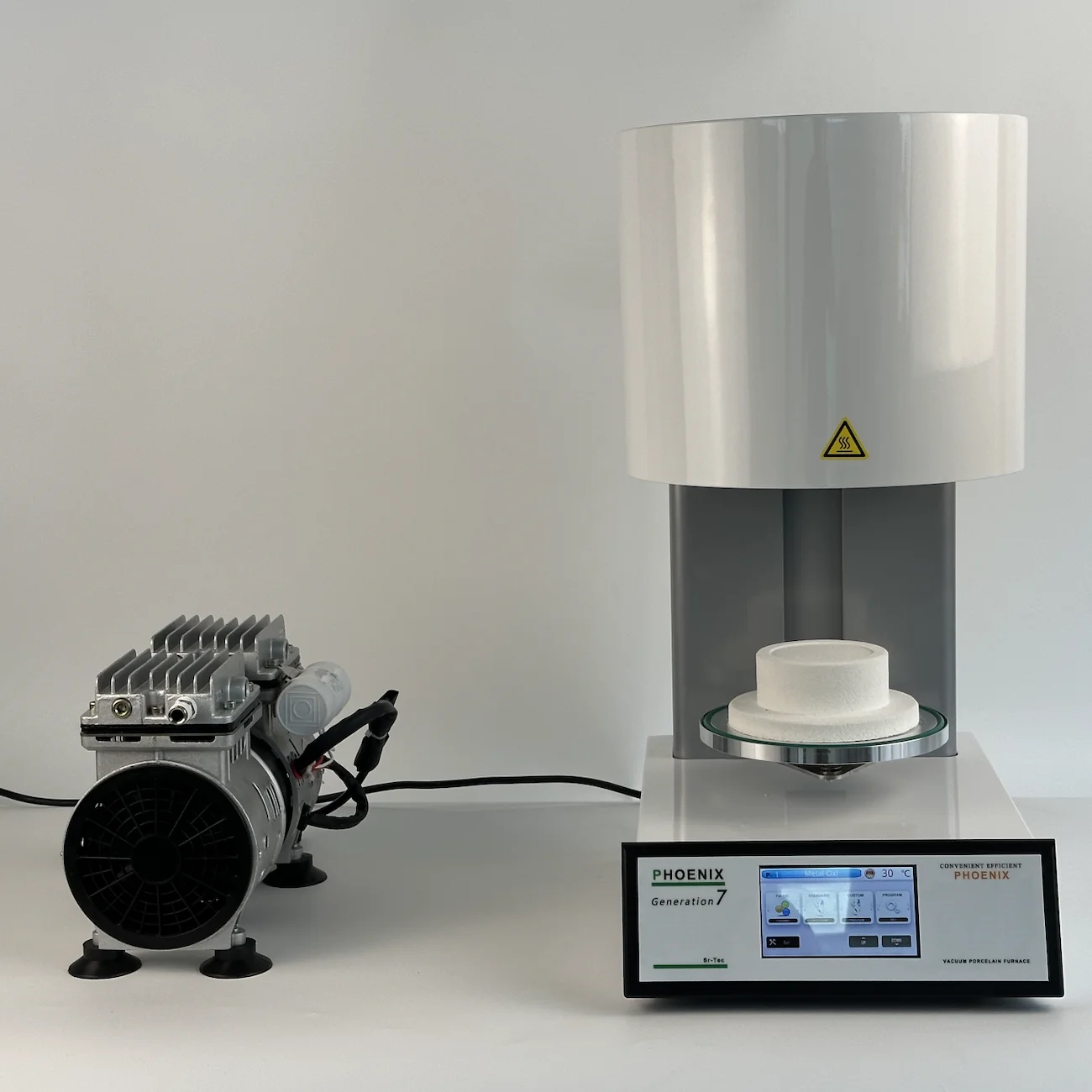 Multifunctional Dental ceramic lithium disilicate press ingot and Soft Metal Crowns porcelain Furnace