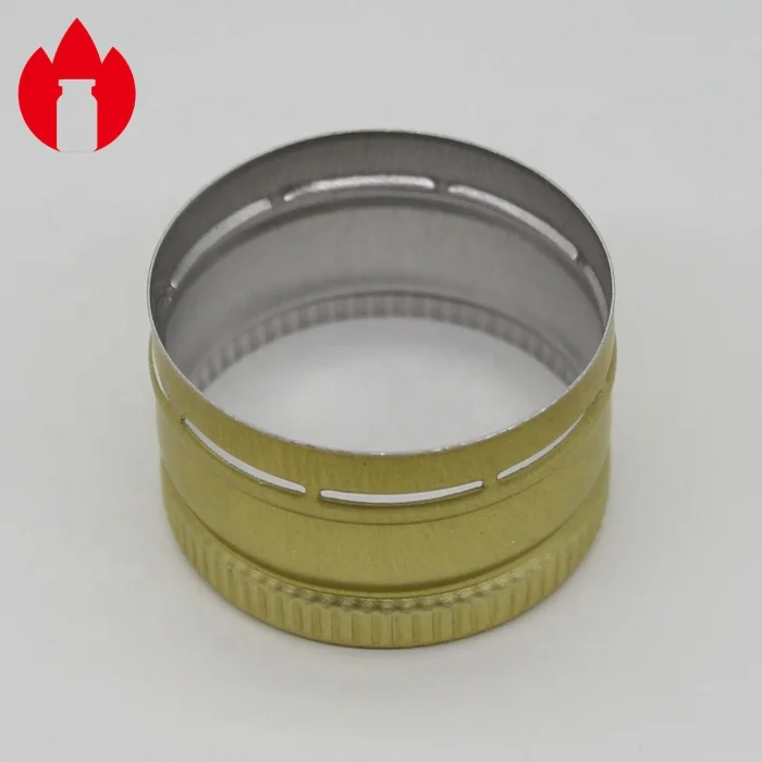 28mm Anti-Theft/Pilfer-Proof Aluminum Cap for Beverage Glass bottle