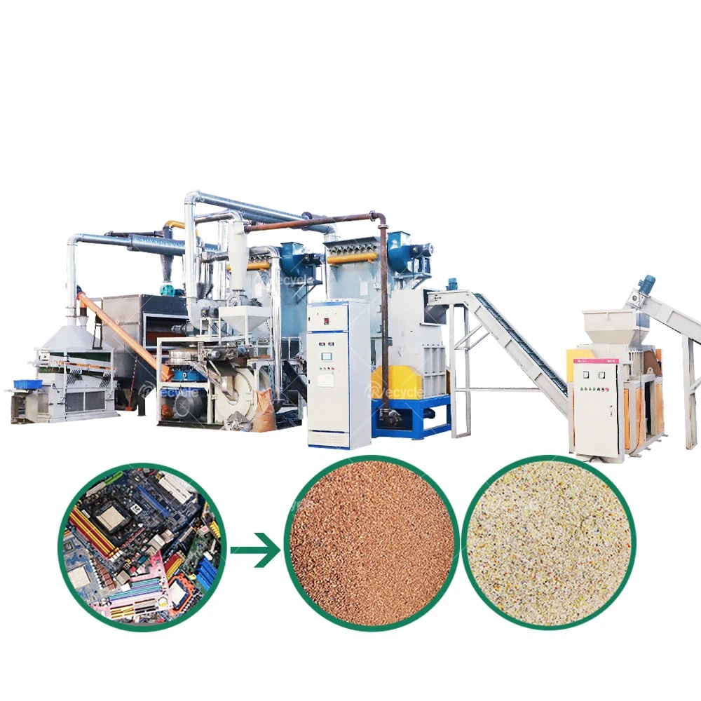 E Waste Recycling Machine Precious Metal Recycling Machine Circuit Boards IC Chips Gold Recovery