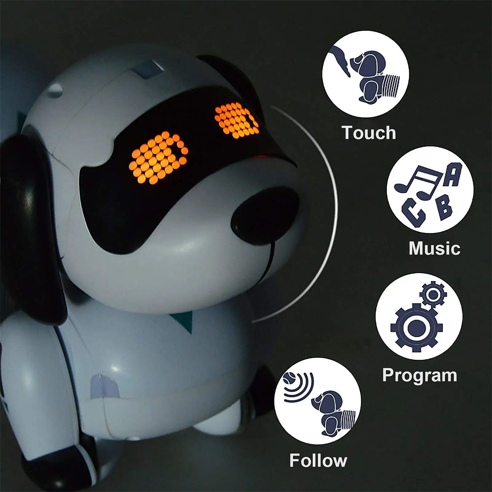 EPT Hot Rc Robots Aibo Pet Smart Intelligent Remote Control Robot Dog Toy