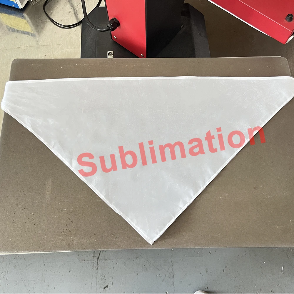 dog bandanas custom logo blank bulk 100% polyester white customize blanks sublimation dog bandanas with logo