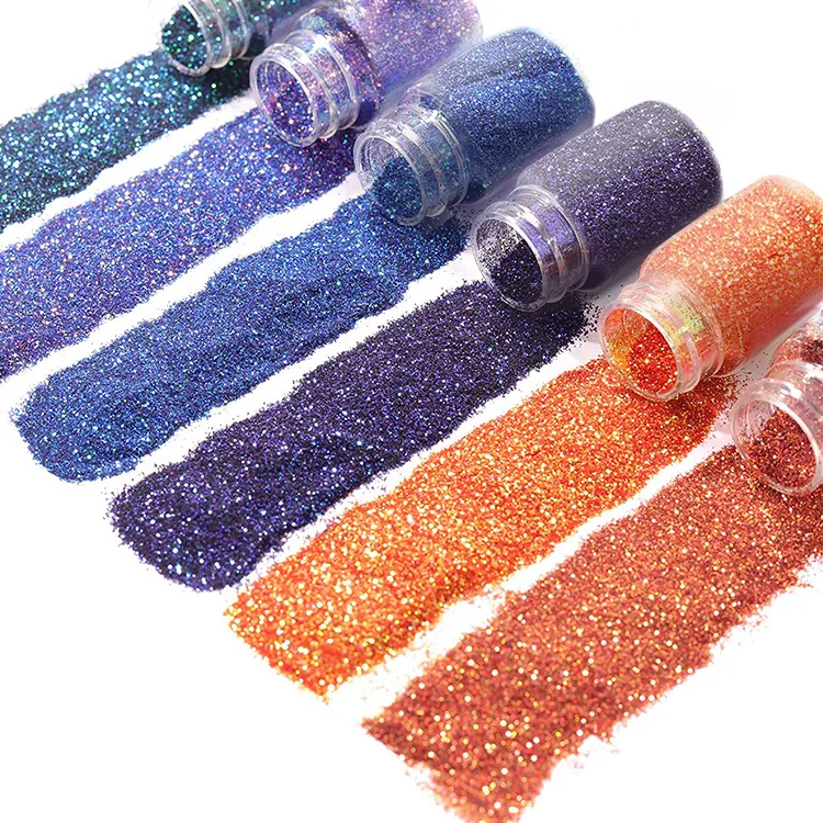 Manufacturer Wholesale Eco-friendly Resistant Solvent Polyester Glitter Holographic Eco Pigment Extra Fine Glitter For Craft