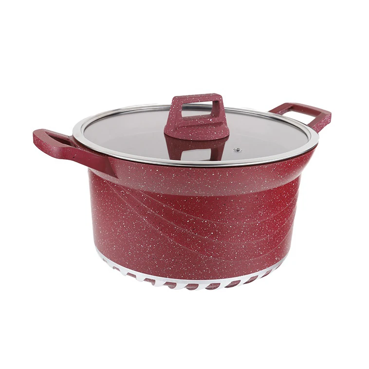 Special Design Non Stick Coating Ceramic Soup Pot Set Hot Pot Soup