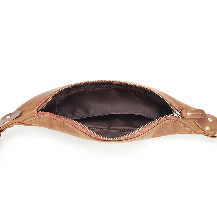 
Genuine Leather Fanny Bag Waist Pack Multifunction Hip Bum Bag Travel Pouch For Men 