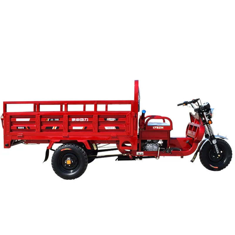 three wheel motorcycle cargo tricycle fuel oil motor tricycle for freight