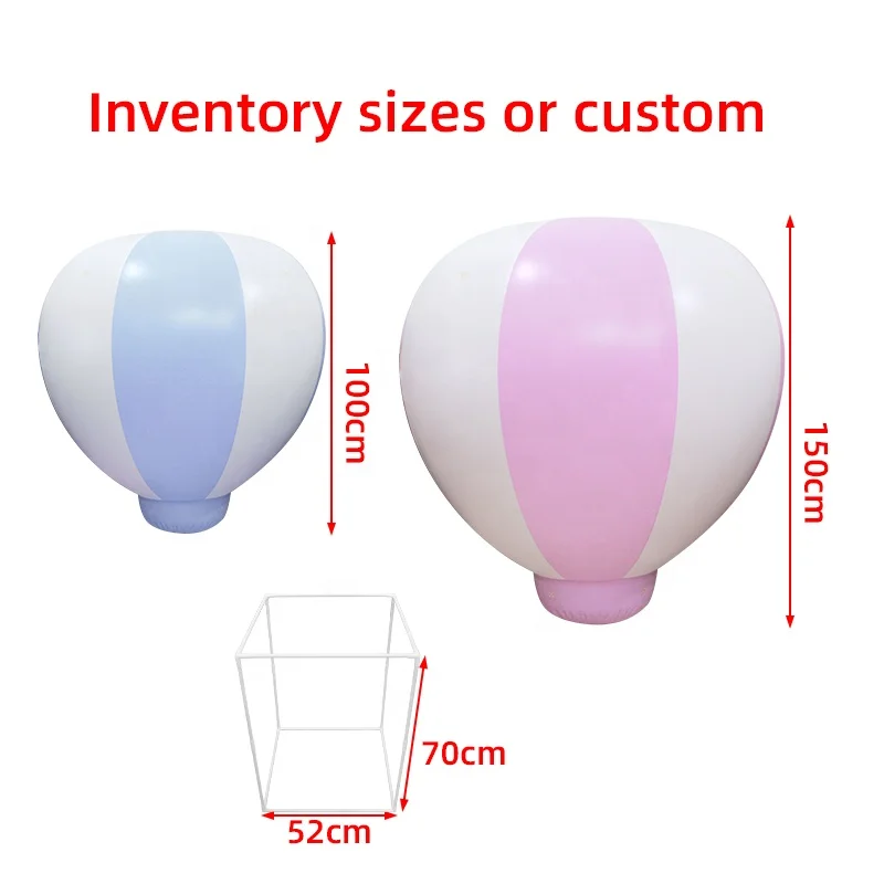 Hot Air Balloon Party Prop Balloon Wedding Birthday Party Decorated Balloons With Pump & Stand for Event Advertising Exhibition