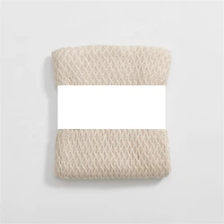 All seasons 100% Bamboo Cooling Knit Throw Blanket for Adult and Baby