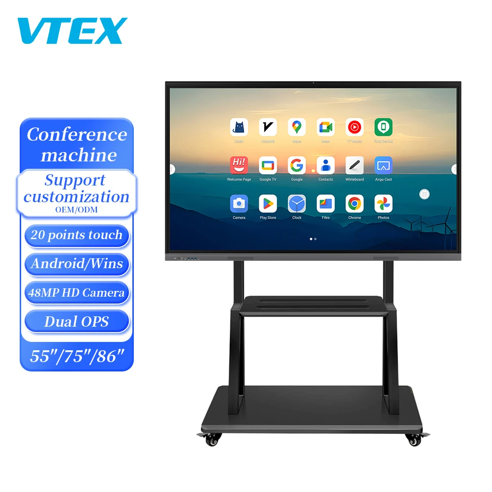 Vtex Two Ops интерфейсы 86 дюймов сенсорные интерактивные экраны рекламный киоск вертикальный ЖК-дисплей аппарат монитор
