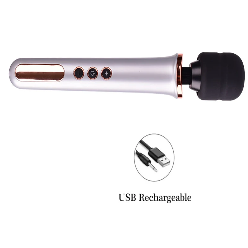 Sex Toy Wholesaler Multi Use Alluring Portable Wireless Stick Body AV Wand Vibrator For Female Massage