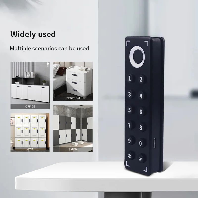 KERONG Electronic Fingerprint Digital Password Wardrobe Drawer Cabinet Lock