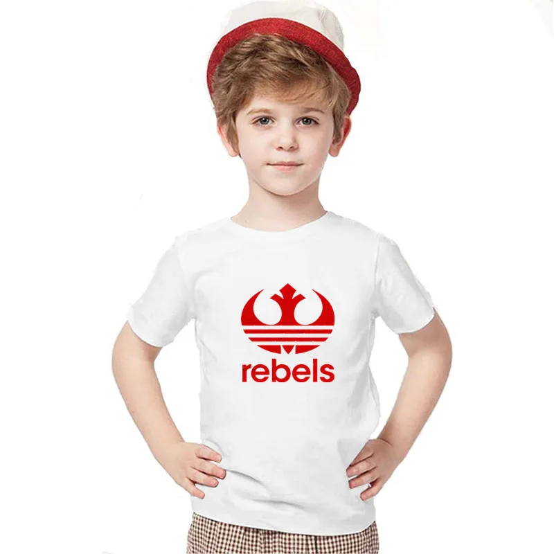 
Kids Boys Girls Clothes T-shirt T Shirt Tshirt Rebel Alliance anime heavyweight sport good omens casual E printer Teenage Cloth 