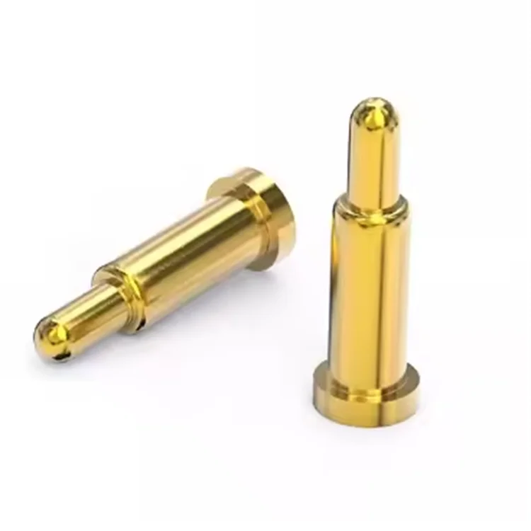 New Designed Precision Gold Plated Brass Connector Pins Metal Double Head Pogo Pin