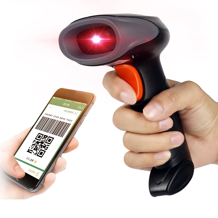 Edoo High Quality  china supermarket handheld usb qr 1d 2d wireless barcode scanner