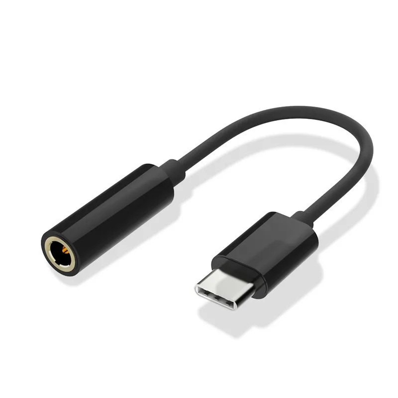 USB 3.1 Type C To 3.5mm Audio Adaptor USB-C to 3.5 Headphone Earphone Jack Cable Adapter