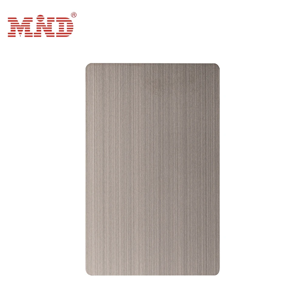 All production quality control 13.56MHz RFID Stainless Steel Metal Business NFC Metal Card
