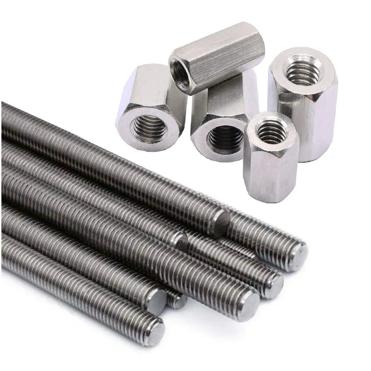 Factory Price Threaded Rods A193 b7 Internally Threaded Rod M10 DIN975 Stud Bolt