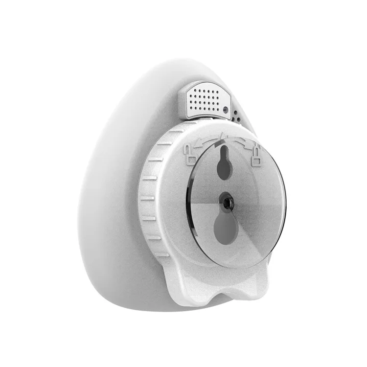 Popular Home Kitchen Bathroom Wall Adsorbed Hanging Thermometer Hygrometer Time Show  Electric Waterproof Clock Die Wanduhr Veggeklokke