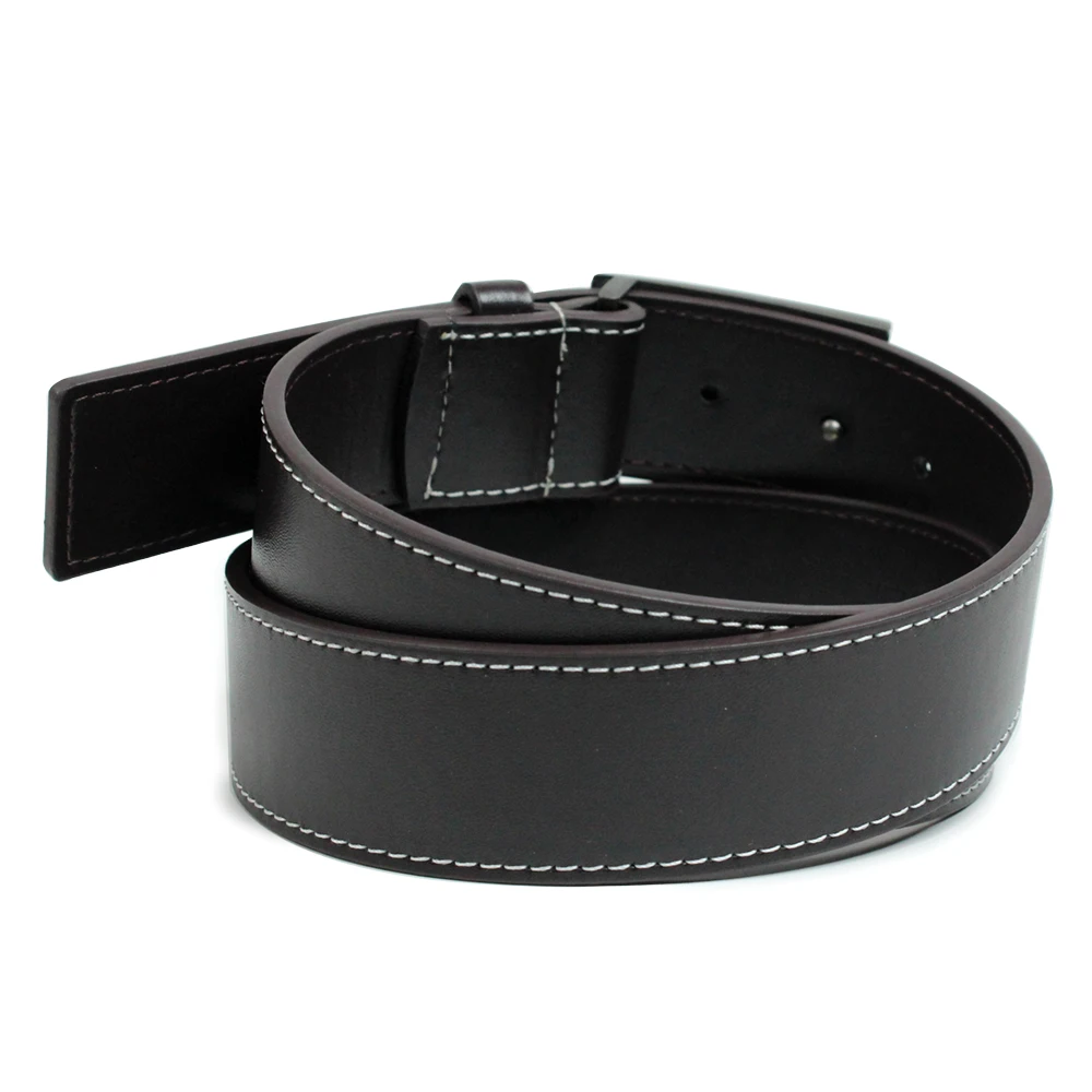 Wholesale Fashion Custom LOGO fashion men synthetic leather Belt manufacturers