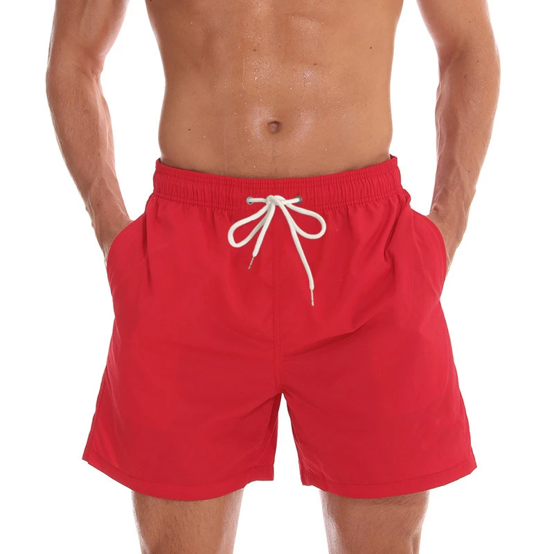 
Custom LOGO 2 in 1 quick dry Beach Men Board shorts Swimwear Swimsuits Mens Running beach Shorts 