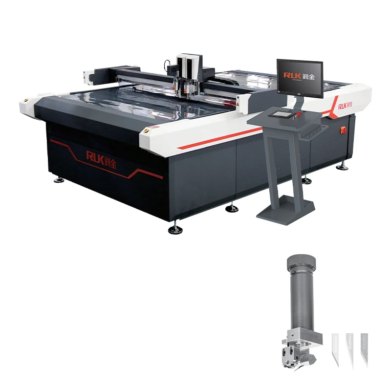 RUK control cutting machine pvc foam board digital label printing cutting machine a4 die paper cutting and packing machine
